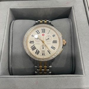 Michele Serein Two Tone Women's Watch